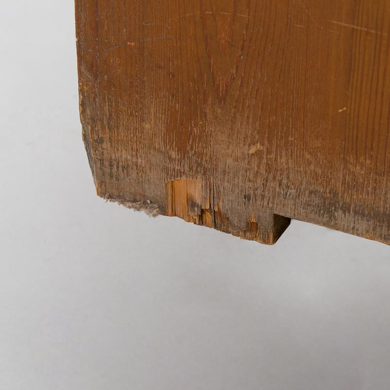 A 20th-century file cabinet.