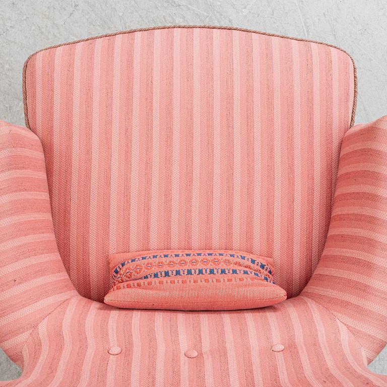 Carl Malmsten, armchair, "Farmor", second half of the 20th century.