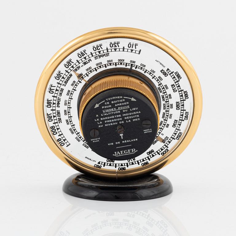 Barometer, Jaeger, modell 7.A.B, Frankrike, 1900-talets mitt.
