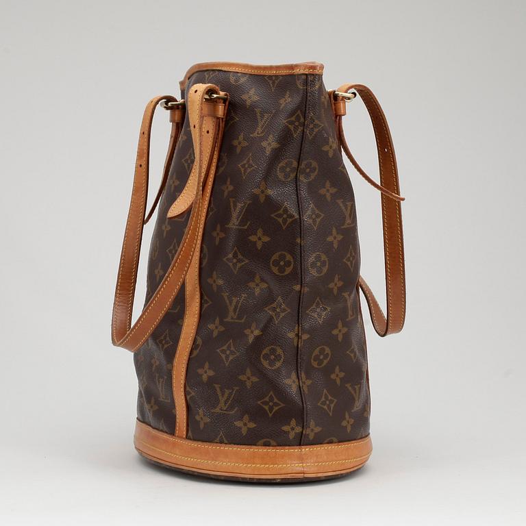 LOUIS VUITTON, a monogram canvas "Bucket" tote.