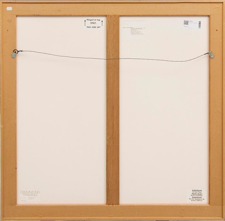 Robert Rauschenberg, silkscreen signerad daterad och numrerad 41/50 70.