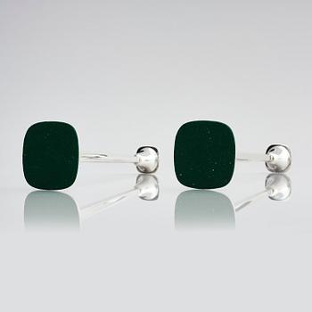 Sven-Arne Gillgren, a paif of silver candelsticks, design Sven-Arne Gillgren, company Guldsmedsaktiebolaget, Stockholm 1965.