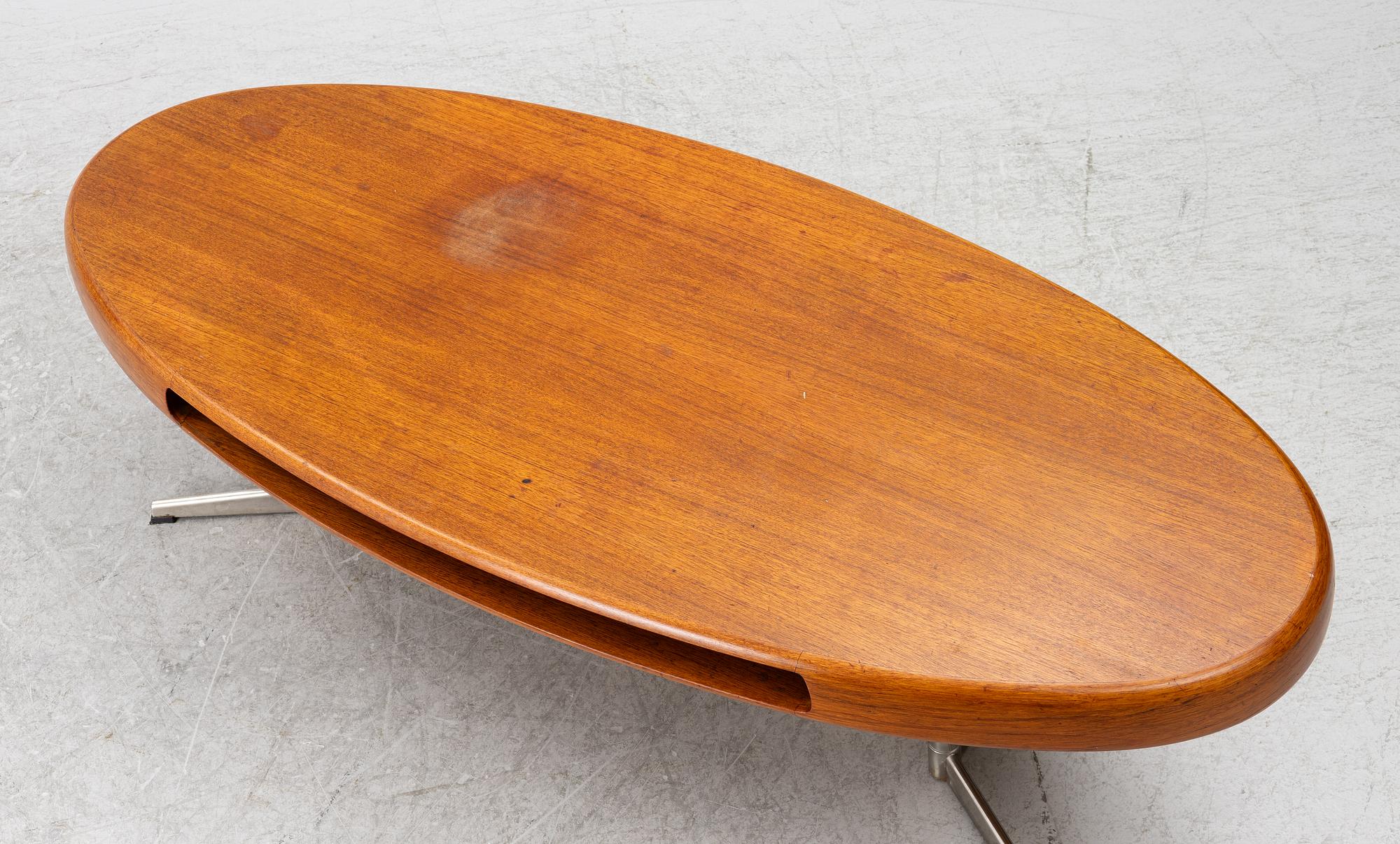 Johannes Andersen, coffee table, 'Capri' Trensum, 1970s.