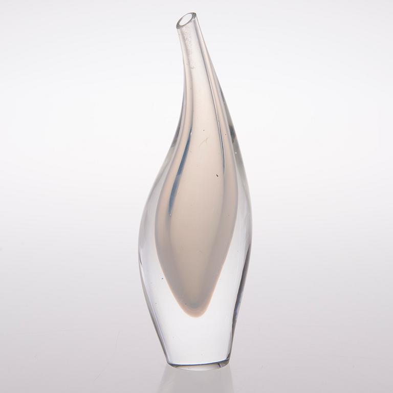 An art glass vase, 'Swim bladders', model 3288. Signed Tapio Wirkkala - Iittala.