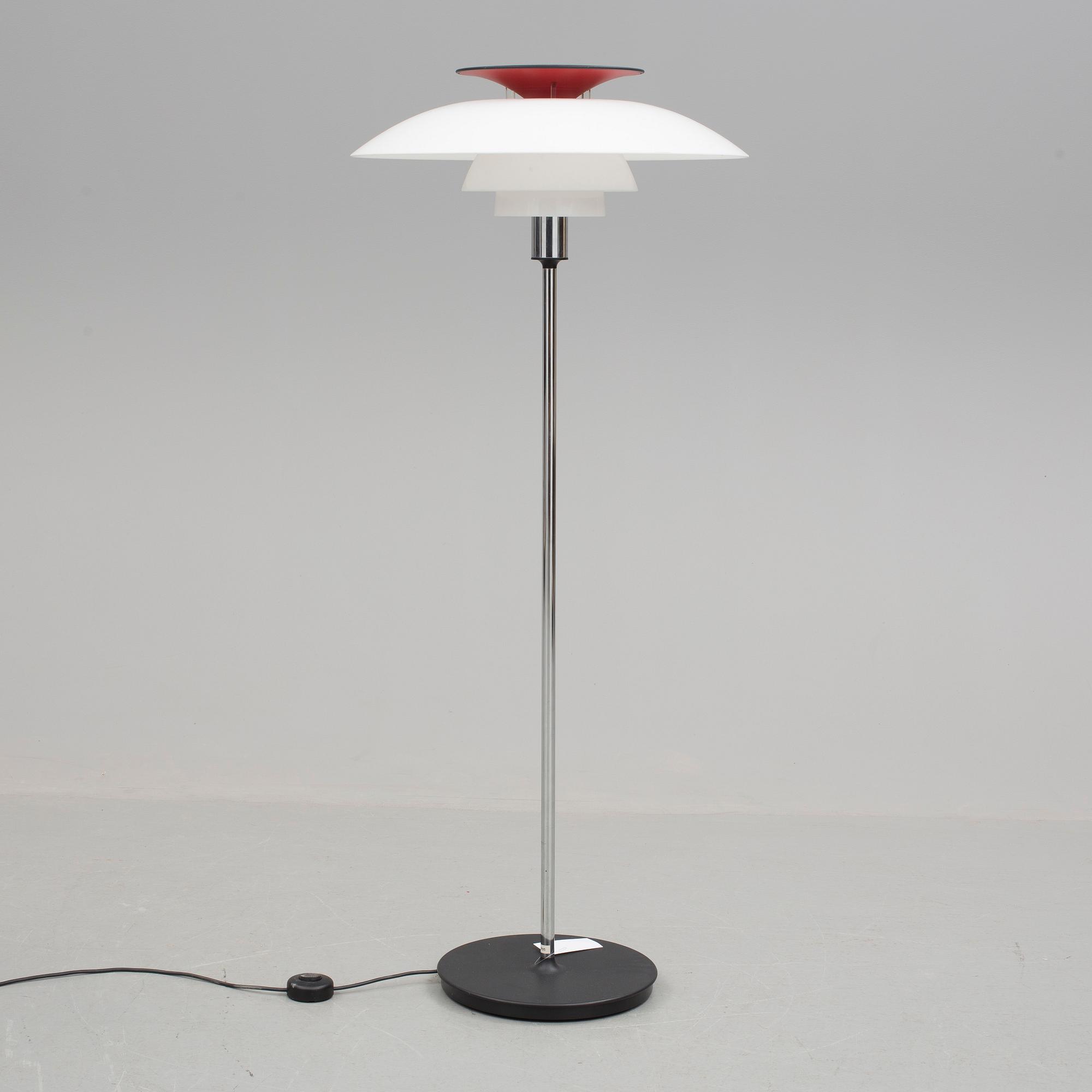 GOLVLAMPA, "PH-80", Poul Henningsen för Louis Poulsen, 1900-talets andra hälft.