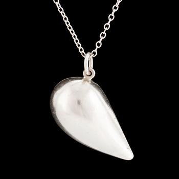 A sterling silver 'Artist Heart of the Year' pendant by Jacqueline Rabun for Georg Jensen, Denmark, designed 2007.