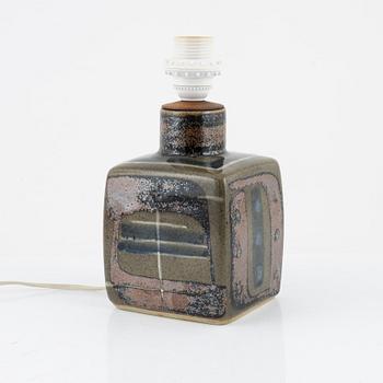 Carl-Harry Stålhane, bordslampa, stengods, Rörstrand Ateljé.