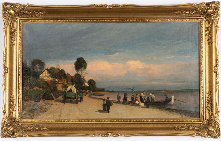 Oscar Törnå, Elegant company at the beach.