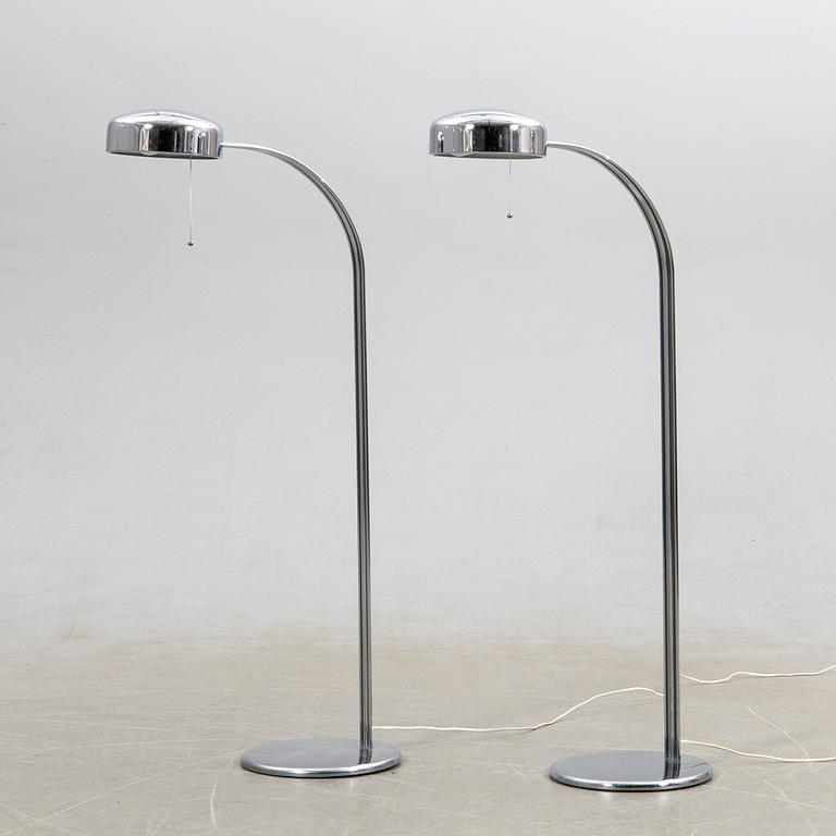 RICHARD CARRUTHERS, floor lamps, a pair, "Arcade", Ateljé Lyktan, 1970s/80s.