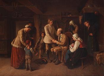 Sven Victor Helander, The farewell.