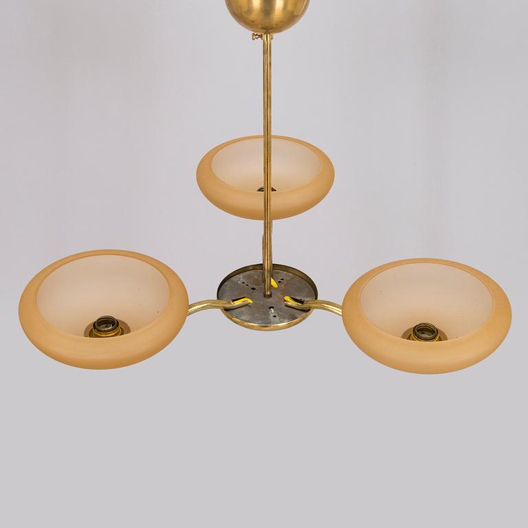 Paavo Tynell, taklampa modell 1445/3 Taito, 1930-tal.