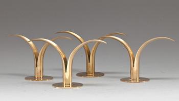 LJUSSTAKAR, 4 st, Ystad metall, Ivar Åhlenius Björk.