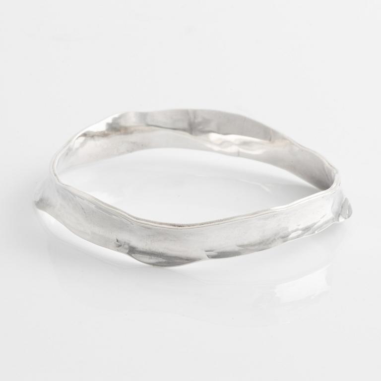 Claës E. Giertta, Bracelet sterling silver, Stockholm 1984.