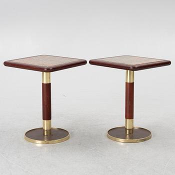 Sidobord, ett par, 1970-tal.