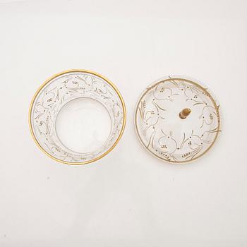 Ewald Dahlskog, Lock bowl, Kosta, 1920s/30s.