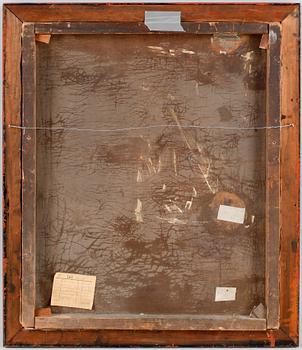 OKÄND KONSTNÄR, olja på duk, 1800-tal.