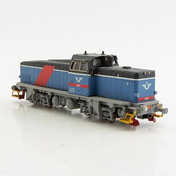 Diesellok SJ T44 skala 1/87 nr 381 Jeco.