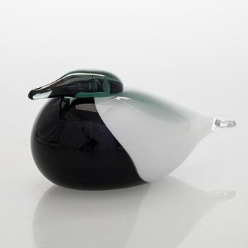 Oiva Toikka, lasilintu, "Uivelo", signeerattu O. Toikka Nuutajärvi.