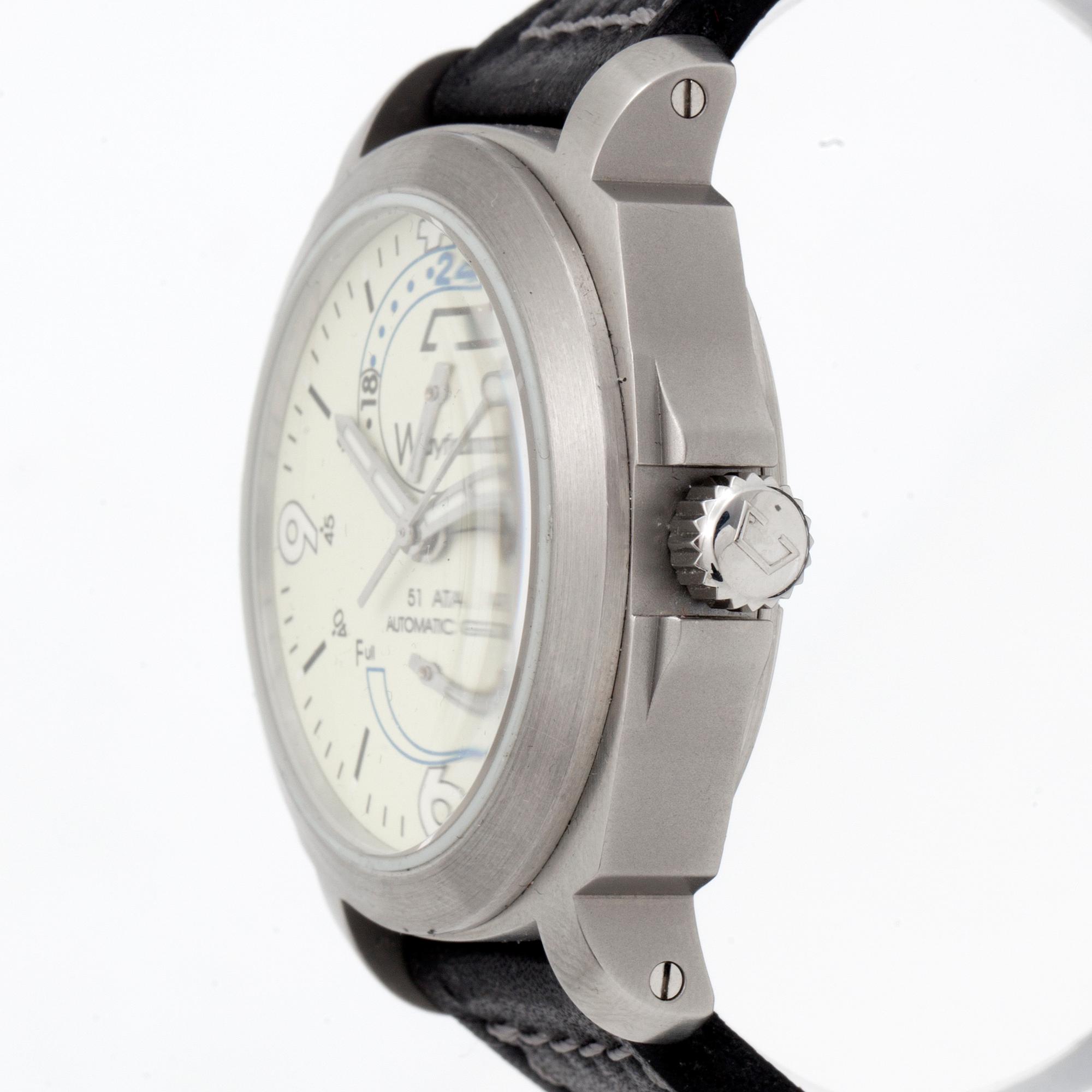 ANONIMO, Opera Meccana, Wayfarer GMT 51 ATA, wristwatch, 42,5 mm.