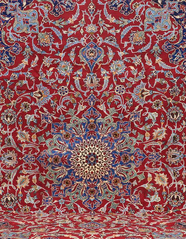 Keshan rug semi-antique approx. 465x325 cm.