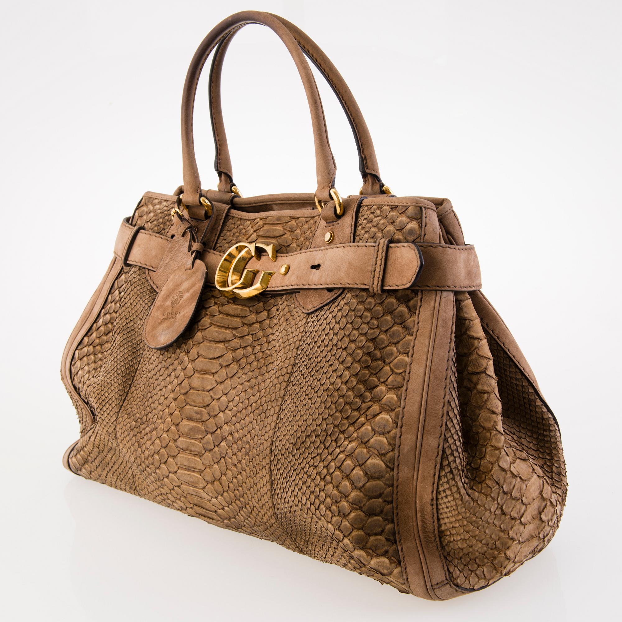 GUCCI, Running Python Tote", VÄSKA.