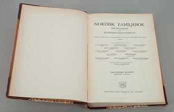 Nordisk Familjebok, Konversationslexikon. Vol. 1-22.