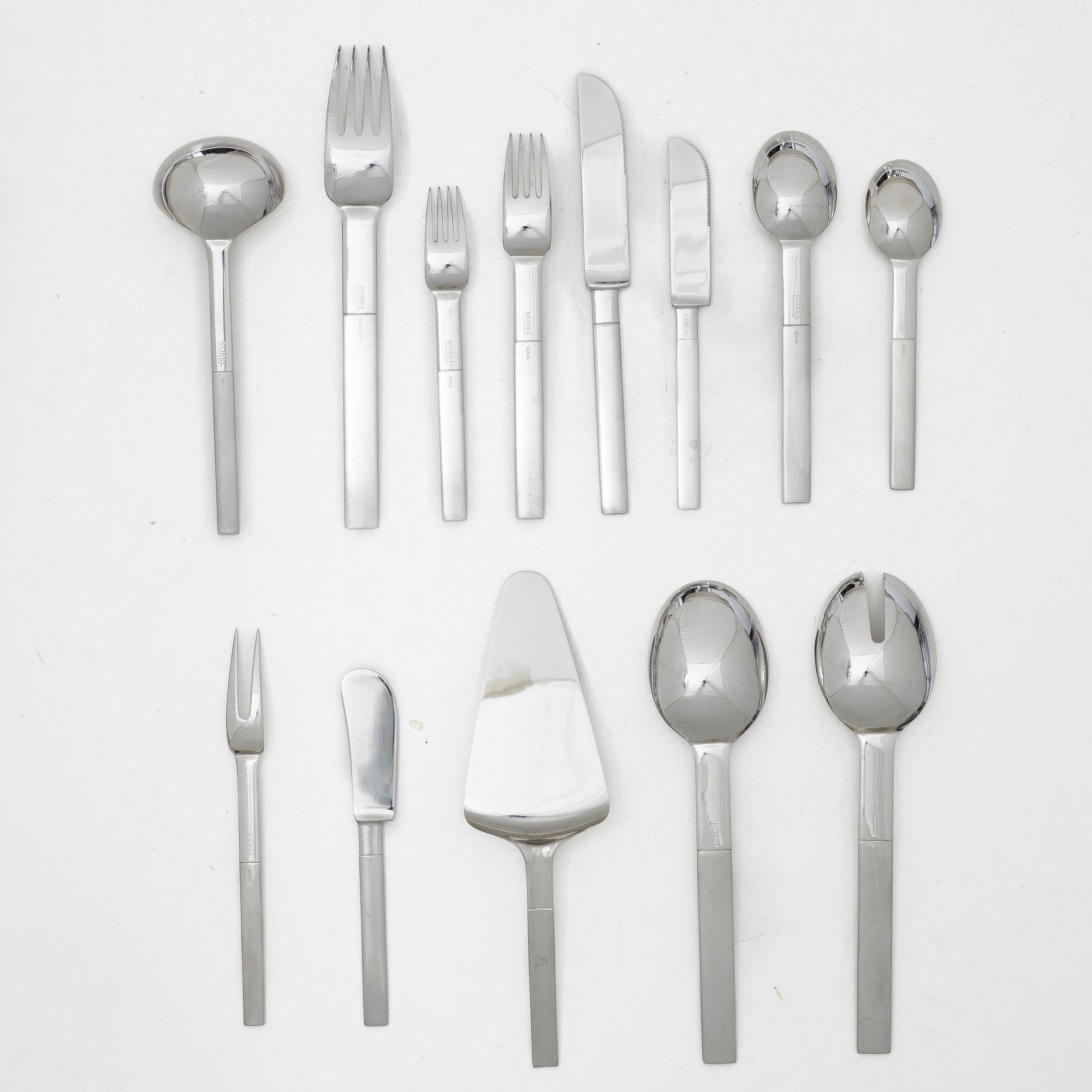 Gunnar Cyrén, Cutlery set, 127 pieces, "Nobel", Gense.