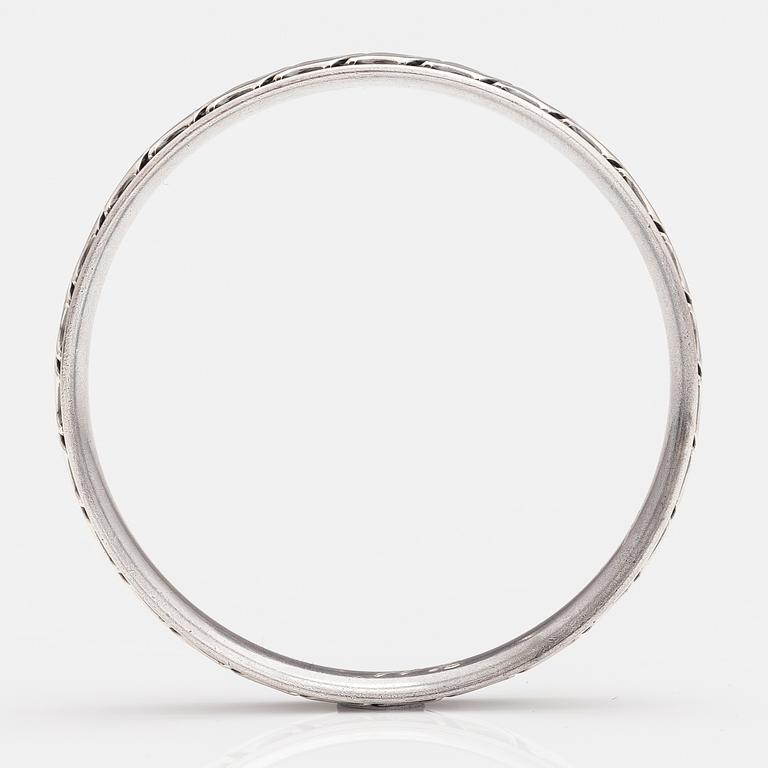 Hans Hansen, armring, modell 201, sterling silver, Danmark.