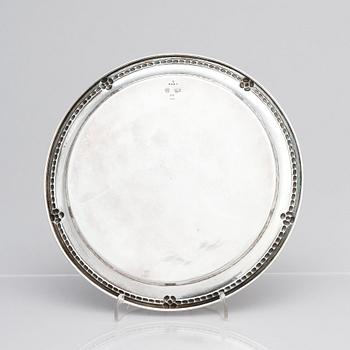 Georg Jensen, krydduppsättning, 4 delar + sked, Köpenhamn 1915 -1932, 830/1000 silver samt sterling.