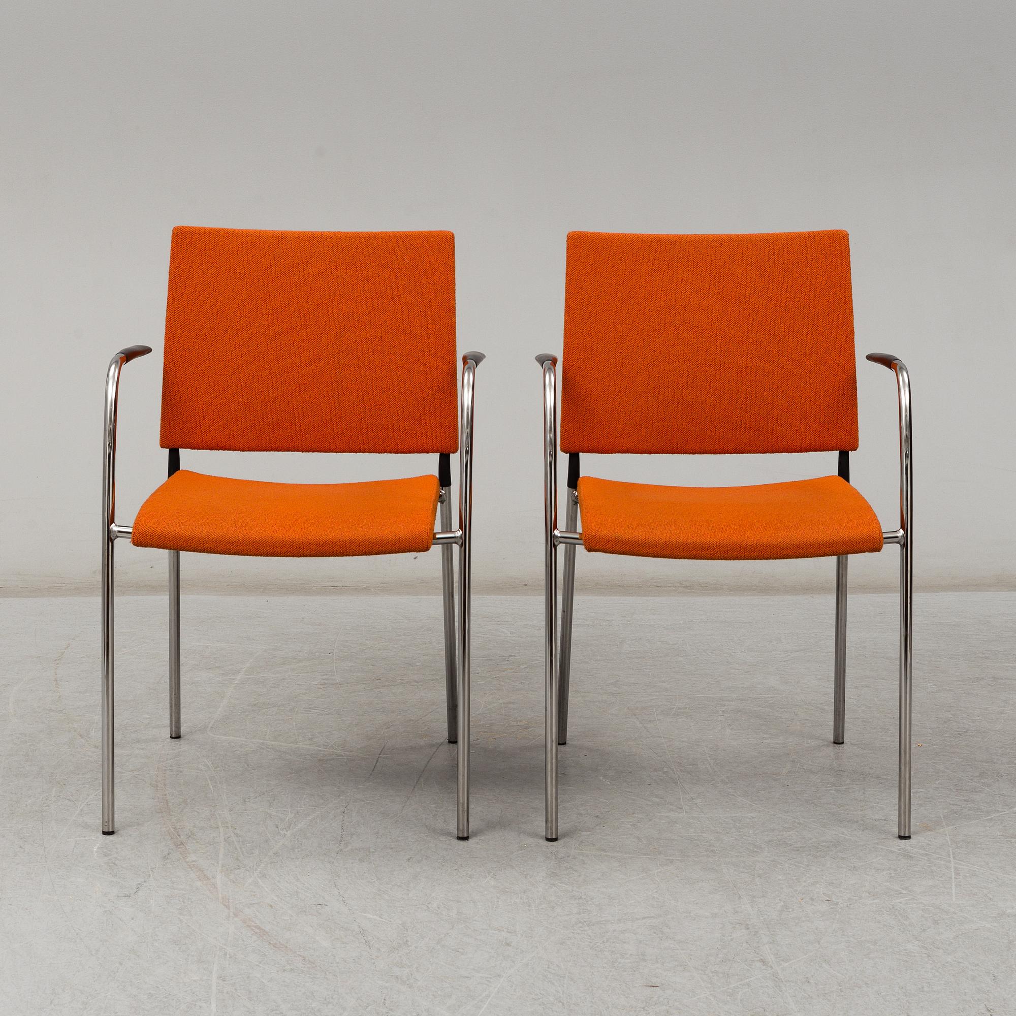 JOHANNES FOERSOM & PETER HIORT-LORENZEN, STOLAR 8 st, 'Spira' för Lammhults.