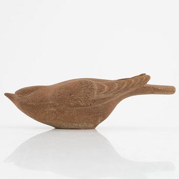 Tyra Lundgren, a sculpture of a bird, Gustavsberg.