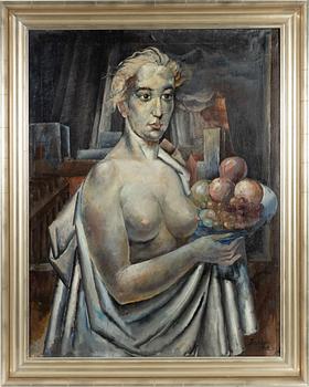 Gunnar Torhamn, Model with Fruit Bowl.