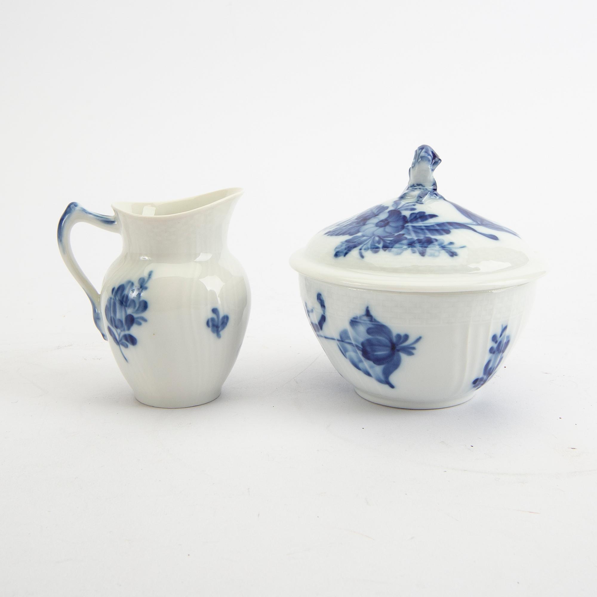 Servis 26 dlr "Blå blomst" Royal Copenhagen Danmark porslin.