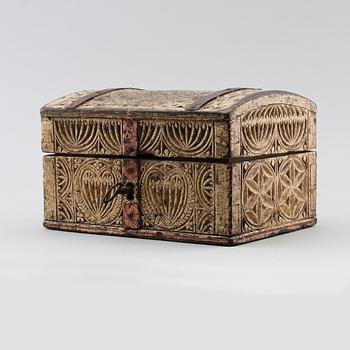 SKRIN, målat trä, 1700-talets första hälft.