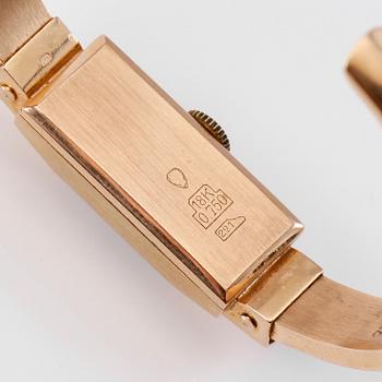 ARMBANDSUR, 18K guld, Candino, total vikt inkl urverk ca 12 g.