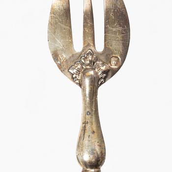 Louis Coignet, ostrongafflar, silver, 12 st, Paris, Frankrike, 1889-93.