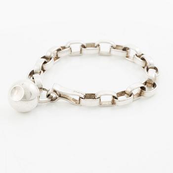 Sven-Erik Högberg, bracelet with charm, silver, Gothenburg 1965.
