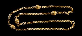 A NECKLACE, 18K gold, Switzerland 1970 s. Length 85 cm, weight 83 g.