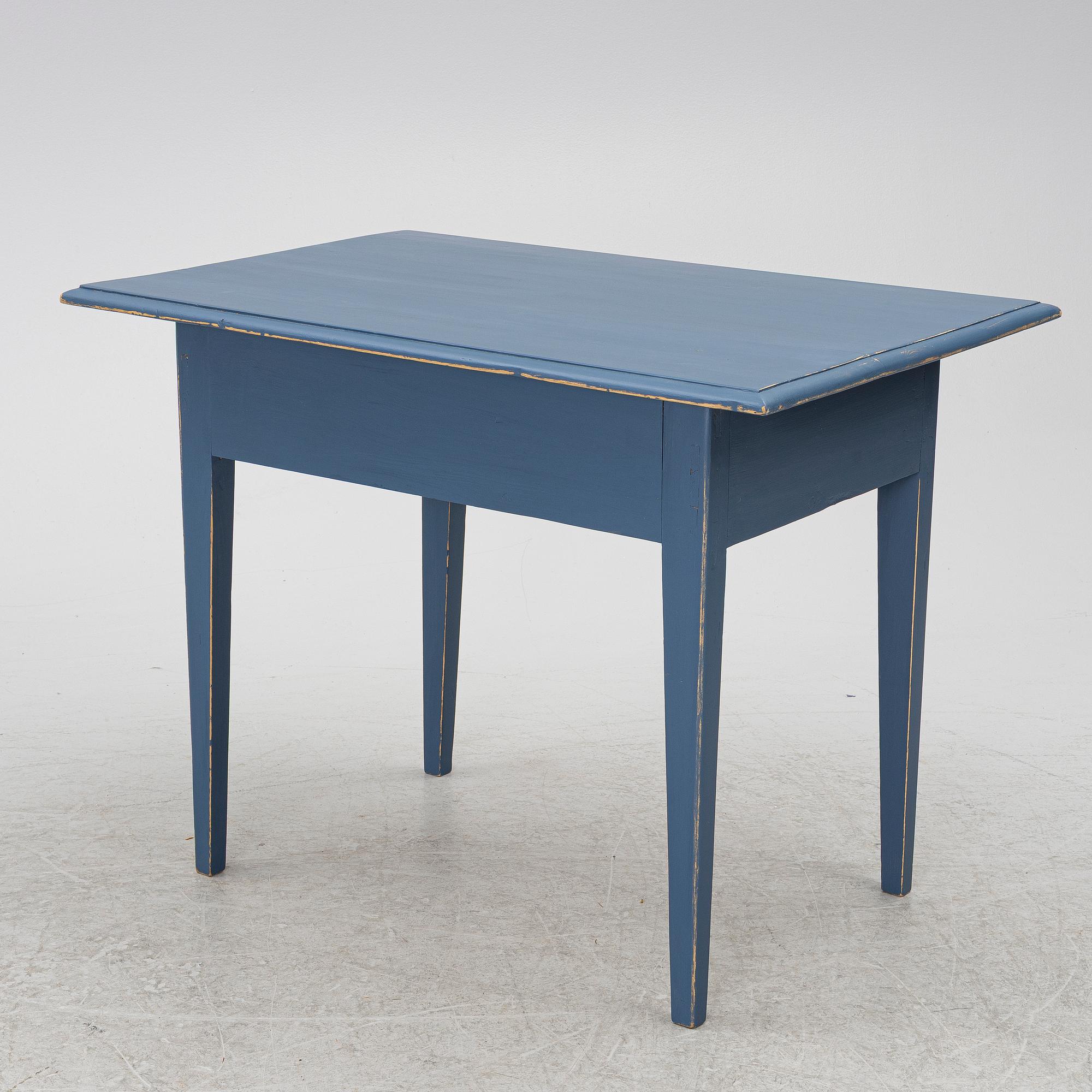 Table, Gustavian style, second half of the 19th century.