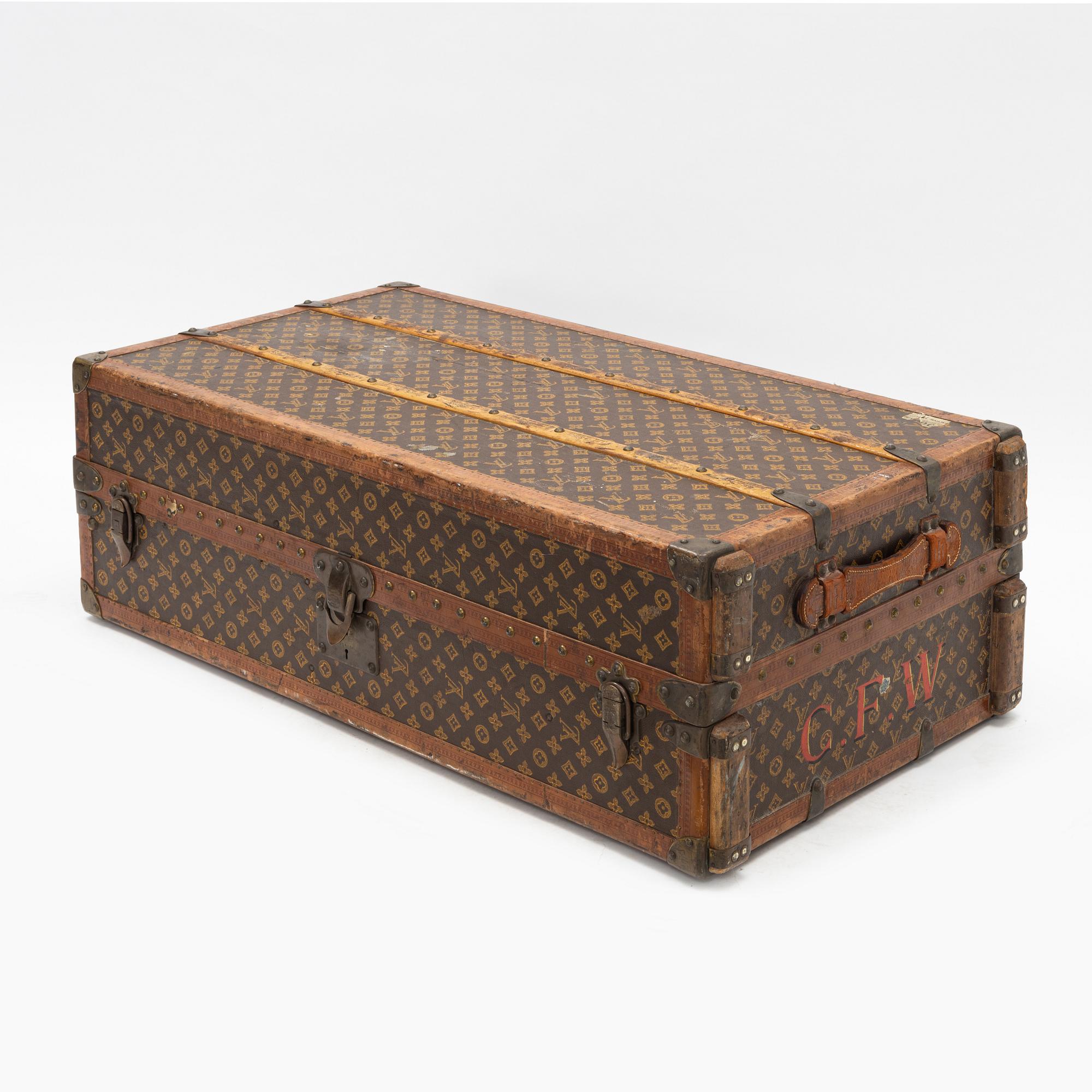 Louis Vuitton, A late 19th century trunk.
