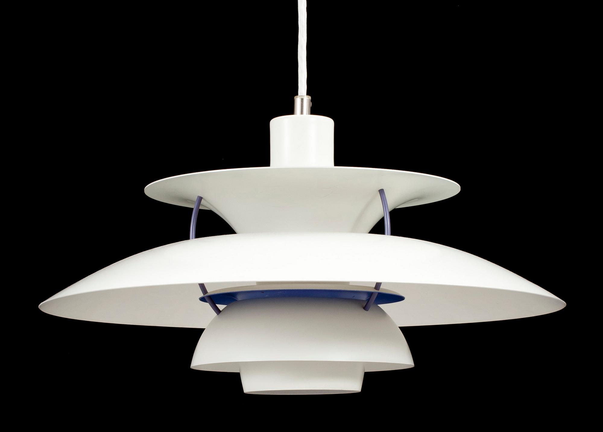 TAKLAMPA, "PH5", Paul Henningsen, Louise Paulsen, Danmark, 1900/2000-tal. H ca 25.