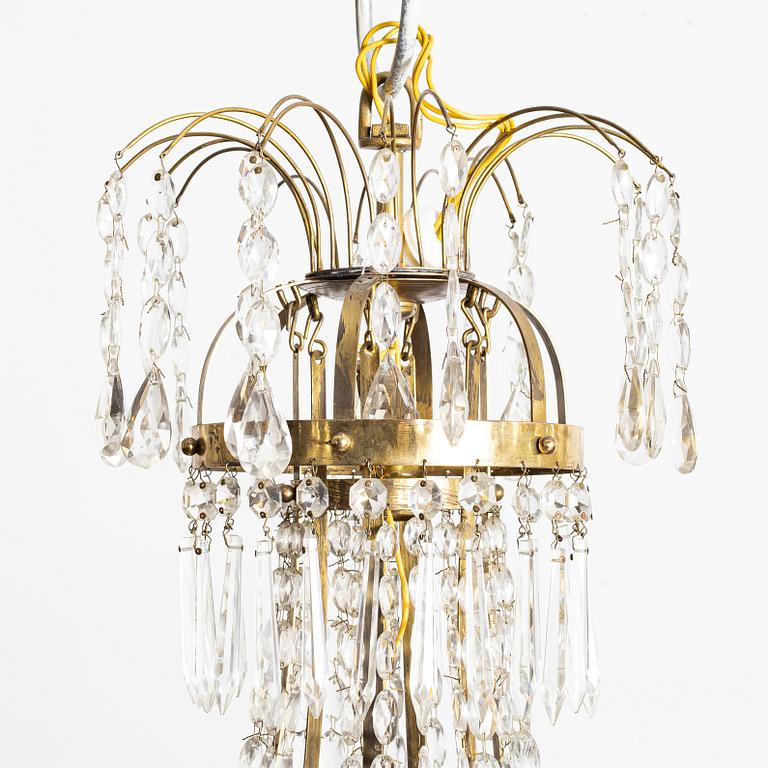 A 19th century chandelier.