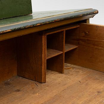 A Norwegian chest of drawers with a top section, mid 18th century.