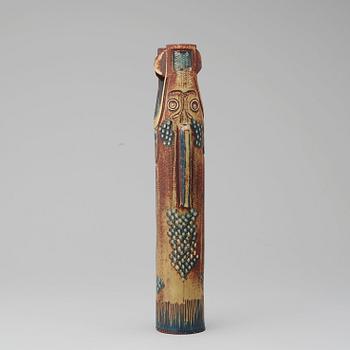 WILHELM KÅGE, vas i form av drakfisk, farstagods, Gustavsberg Studio 1954.