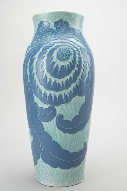 JOSEF EKBERG, two vases signed.