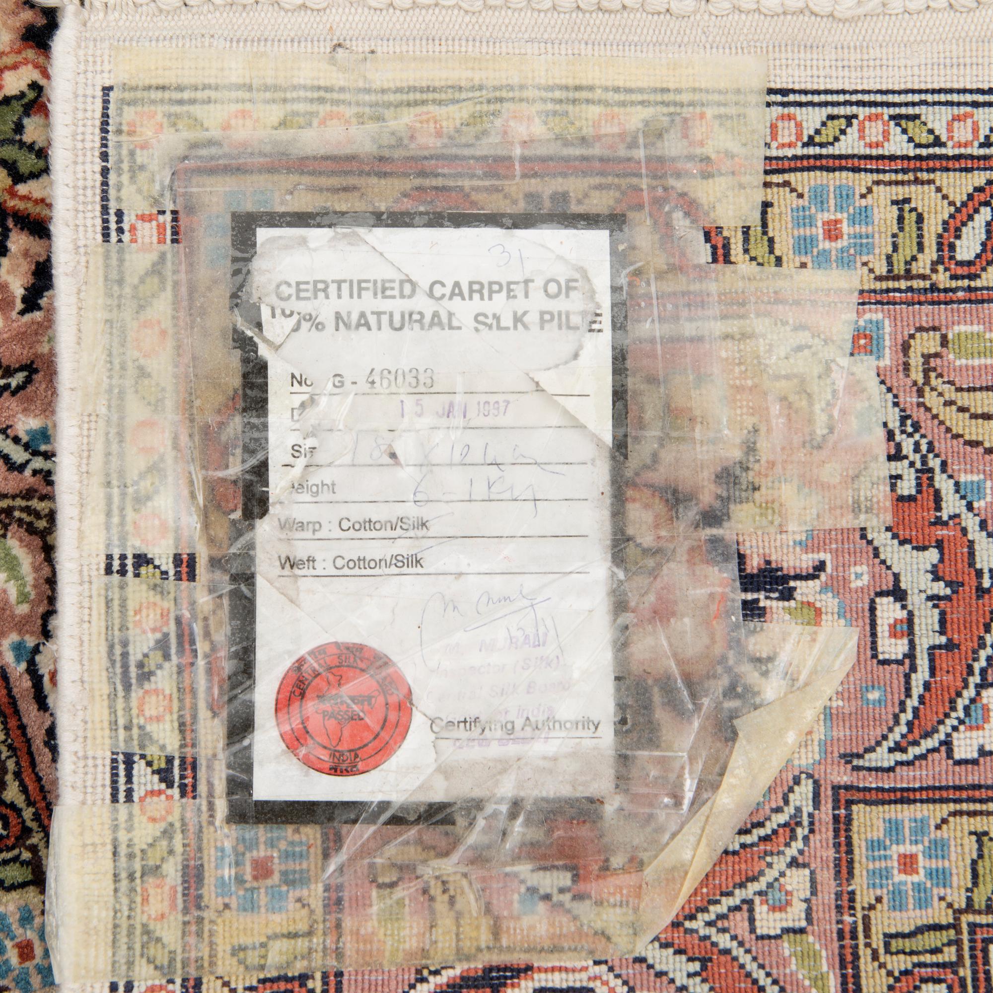 MATTA, indisk. Ca 205x125 cm.