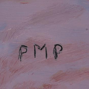 Primus Mortimer Pettersson, oil on masonite, signed.