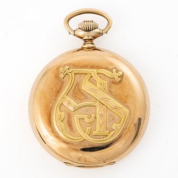 Zenith, hunter-case pocket watch, 52 mm.