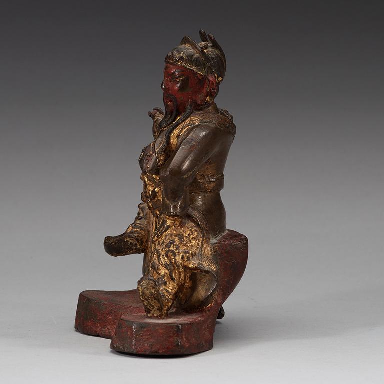 GUANYU, brons. Ming dynastin, 1600-tal.