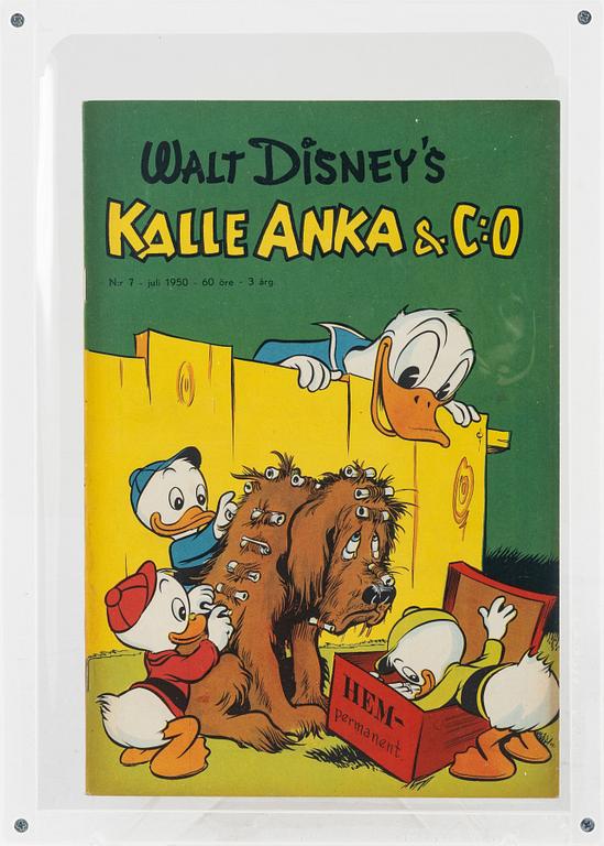 Comic book, "Donald Duck & Co" No. 7, 1950.